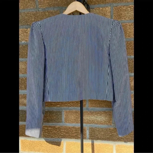 Carolina herrera crop blazer size 8 - Picture 6 of 9